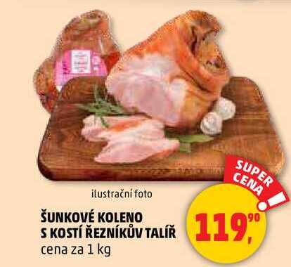 ŠUNKOVÉ KOLENO S KOSTÍ ŘEZNÍKŮV TALÍŘ, 1 kg 