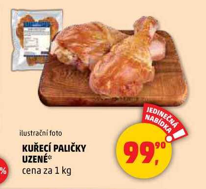 KUŘECÍ PALIČKY UZENÉ, 1 kg