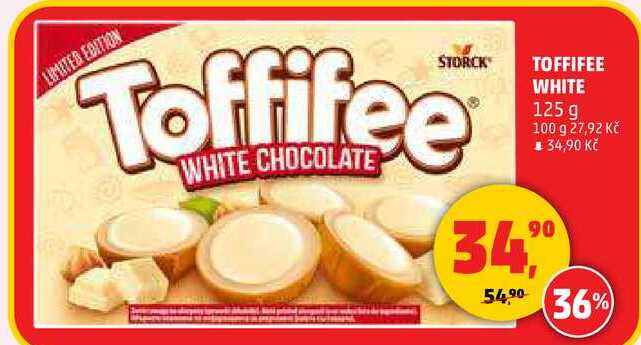 TOFFIFEE WHITE, 125 g