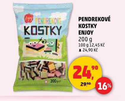 PENDREKOVÉ KOSTKY ENJOY, 200 g