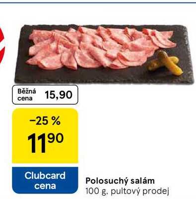 Polosuchý salám, 100 g 