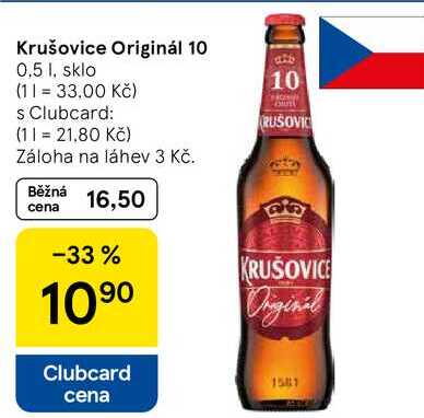 Krušovice Originál 10, 0.5 l