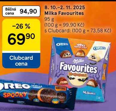 Milka Favourites, 95 g  