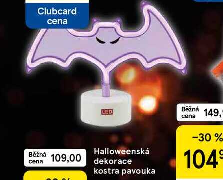 Halloweenská dekorace kostra pavouka