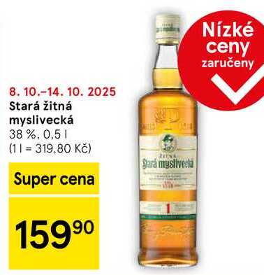 Stará žitná myslivecká 38 %, 0.5 l
