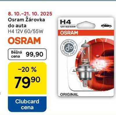 Osram Žárovka do auta H4 12V 60/55W OSRAM