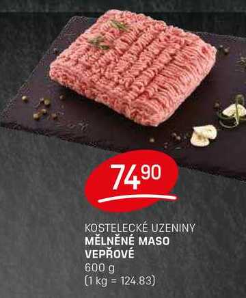 MĚLNĚNÉ MASO VEPŘOVÉ 600 g