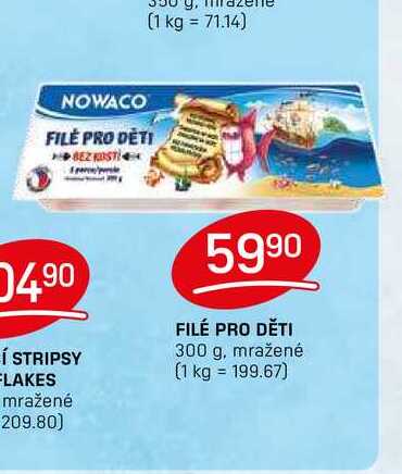 FILÉ PRO DĚTI 300 g, mražené 