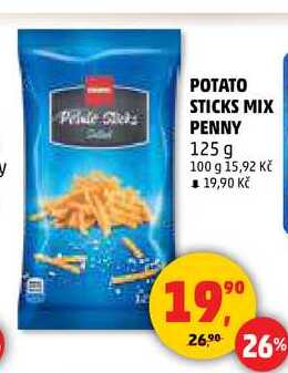 POTATO STICKS MIX PENNY, 125 g