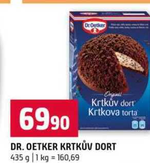 DR. OETKER KRTKŮV DORT 435 g