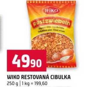 WIKO RESTOVANÁ CIBULKA 250 g