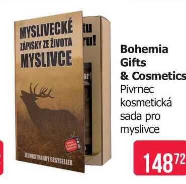Bohemia Gifts & Cosmetics Pivrnec kosmetická sada pro myslivce 