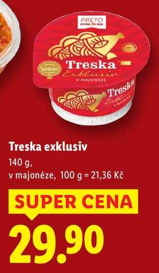 Treska exklusiv, 140 g