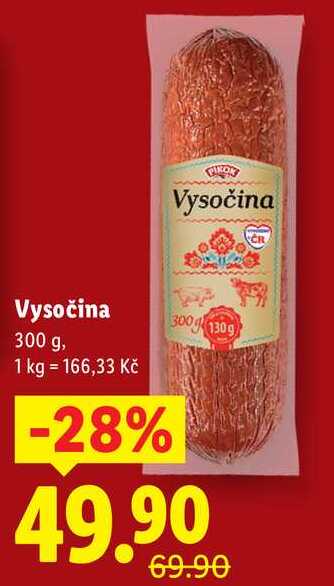 Vysočina, 300 g