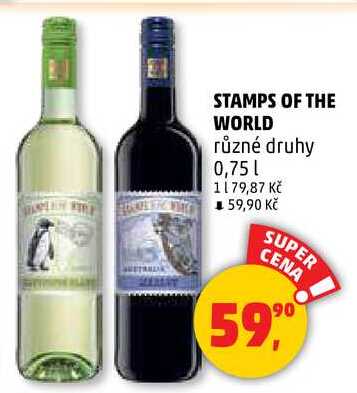 STAMPS OF THE WORLD, 0,75 l