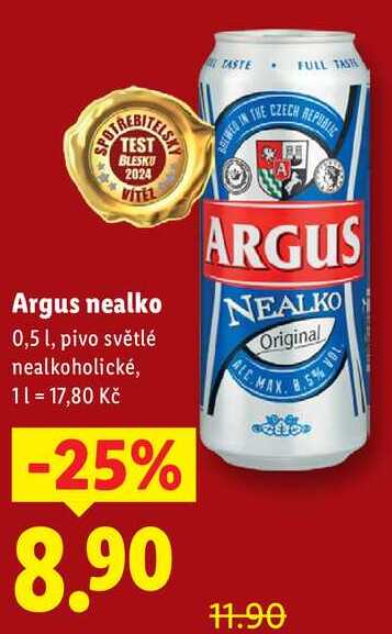 Argus nealko, 0,5 l