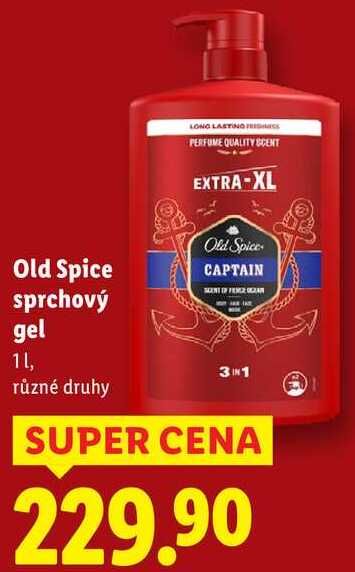 Old Spice sprchový gel, 1 l