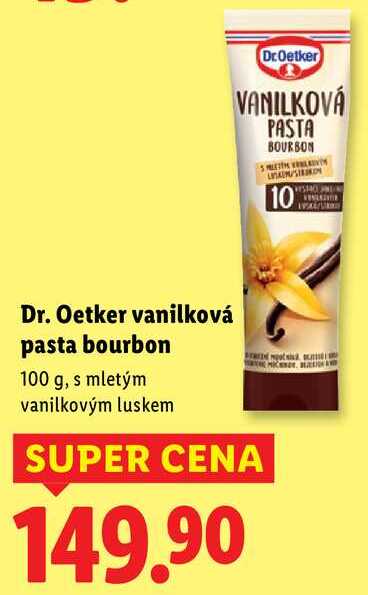 Dr. Oetker vanilková pasta bourbon, 100 g