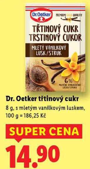 Dr. Oetker třtinový cukr, 8 g
