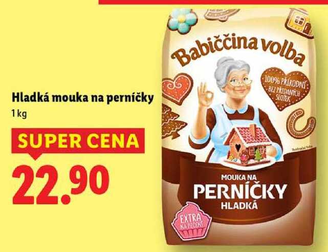 Hladká mouka na perníčky, 1 kg