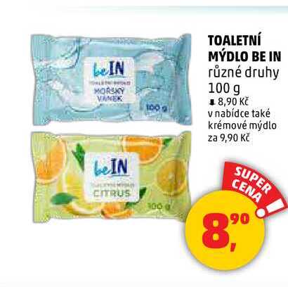 TOALETNÍ MÝDLO BE IN, 100 g