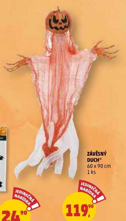 ZÁVĚSNÝ DUCH, 1 ks 