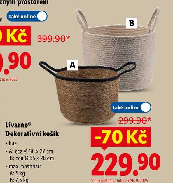 Livarno Dekorativní košík 