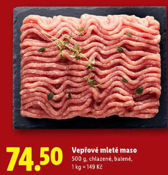 Vepřové mleté maso, 500 g