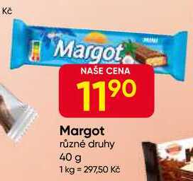 Margot různé druhy 40 g 