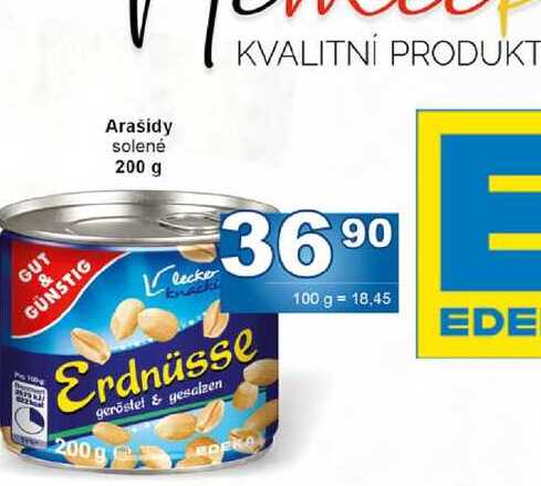 Arašidy solené 200 g 