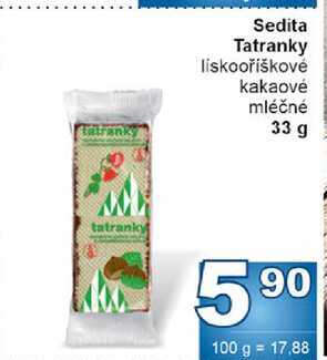 Sedita Tatranky 33g