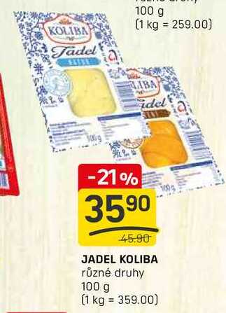 KOLIBA různé druhy 100 g 