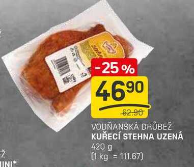 KUŘECÍ STEHNA UZENÁ 420 g 