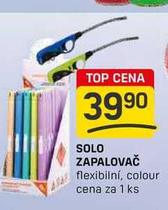 SOLO ZAPALOVAČ flexibilní, colour cena za 1 ks 