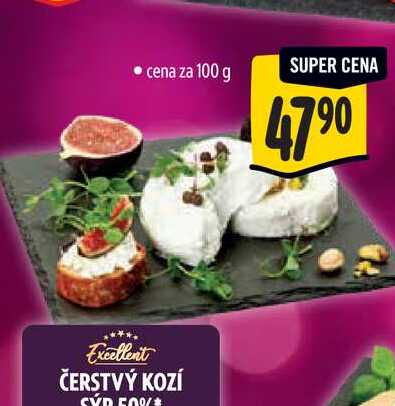   ČERSTVÝ KOZÍ SÝR 50% 100 g