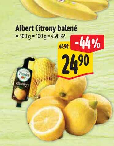 Albert Citrony balené 500 g 