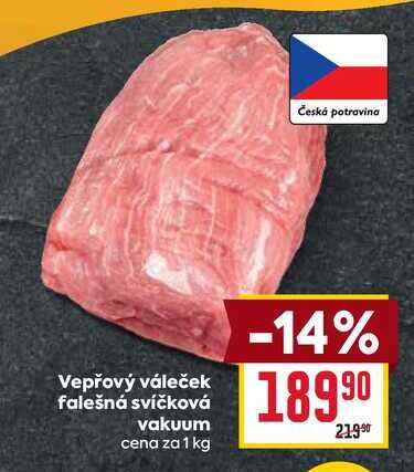 Vepřový váleček falešná svíčková vakuum cena za 1 kg 