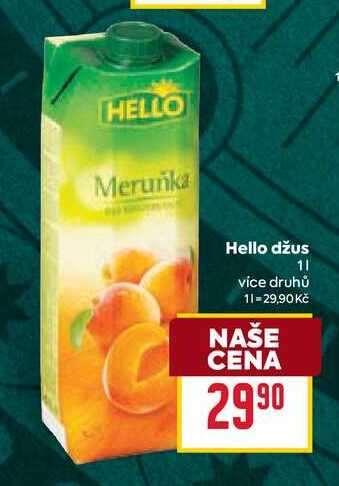 Hello džus 1l