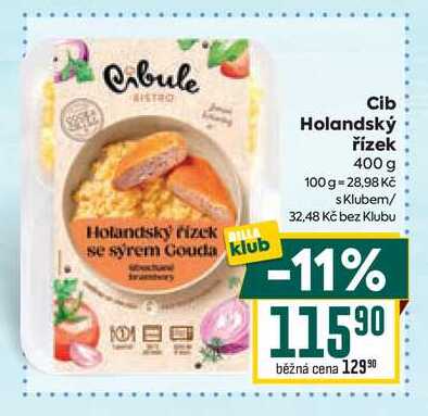 Cib Holandský řízek 400 g