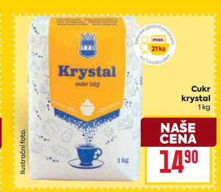 Cukr krystal 1kg