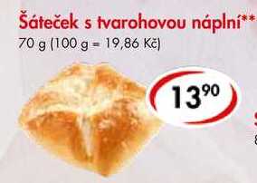 Šáteček s tvarohovou náplní, 70 g