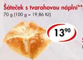 Šáteček s tvarohovou náplní, 70 g