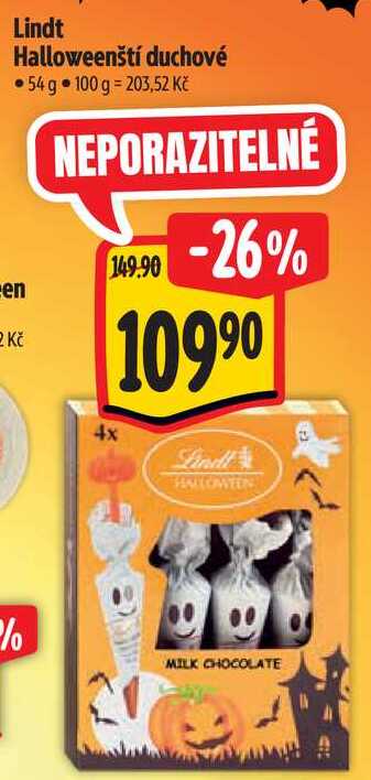 Lindt Halloweenští duchové, 54 g