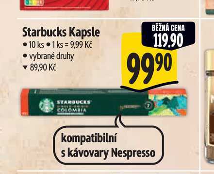 Starbucks Kapsle  10 ks 
