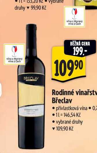   Rodinné vinařstv Břeclav  0,75 l