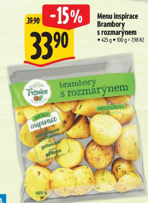   Menu inspirace  Brambory s rozmarýnem 425 g 