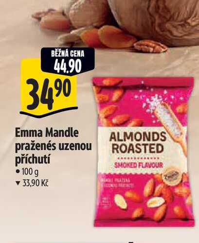   Emma Mandle pražené s uzenou příchutí 100 g 