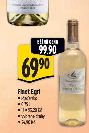  Finet Egri 0,75 l