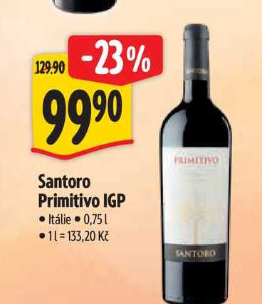 Santoro Primitivo IGP 0,75 l