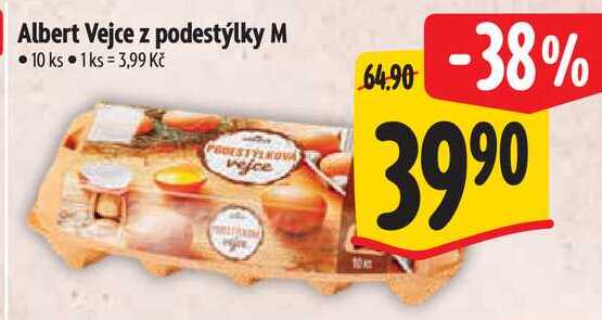 Albert Vejce z podestýlky M, 10 ks